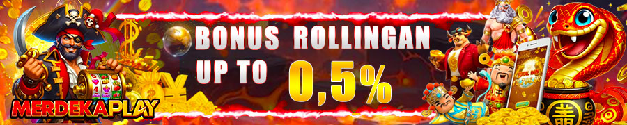 BONUS ROLLINGAN SLOT UP TO 0.7 %